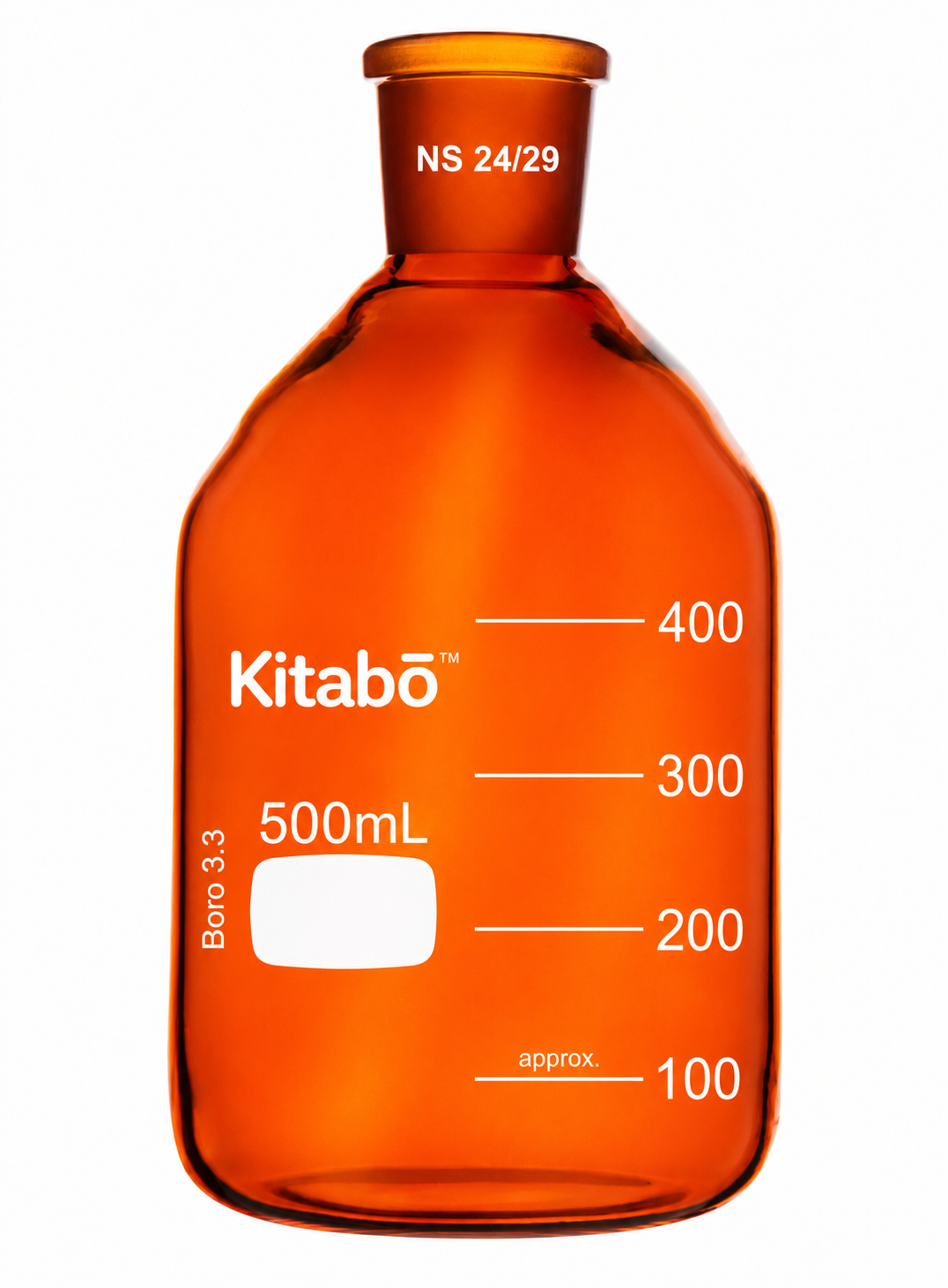 Amber Glass Bottle for Automatic Burette product photograph