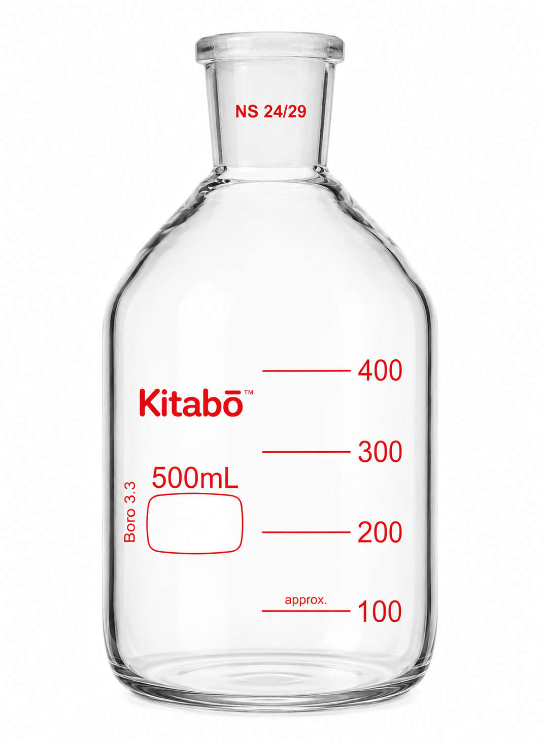 Clear Glass Bottle for Automatic Burette product photograph