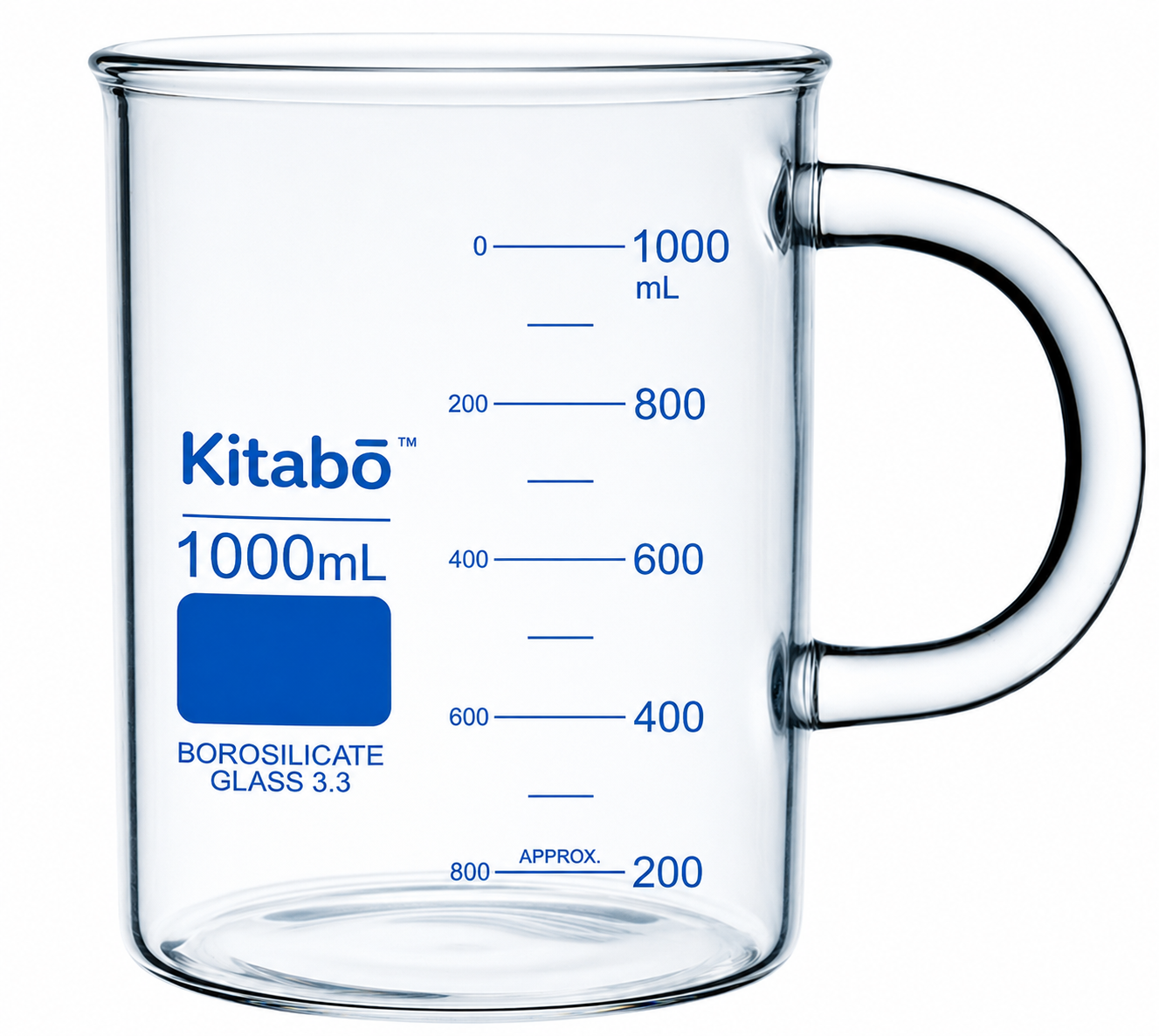 Double Capacity Scale Beaker with Handle product photograph