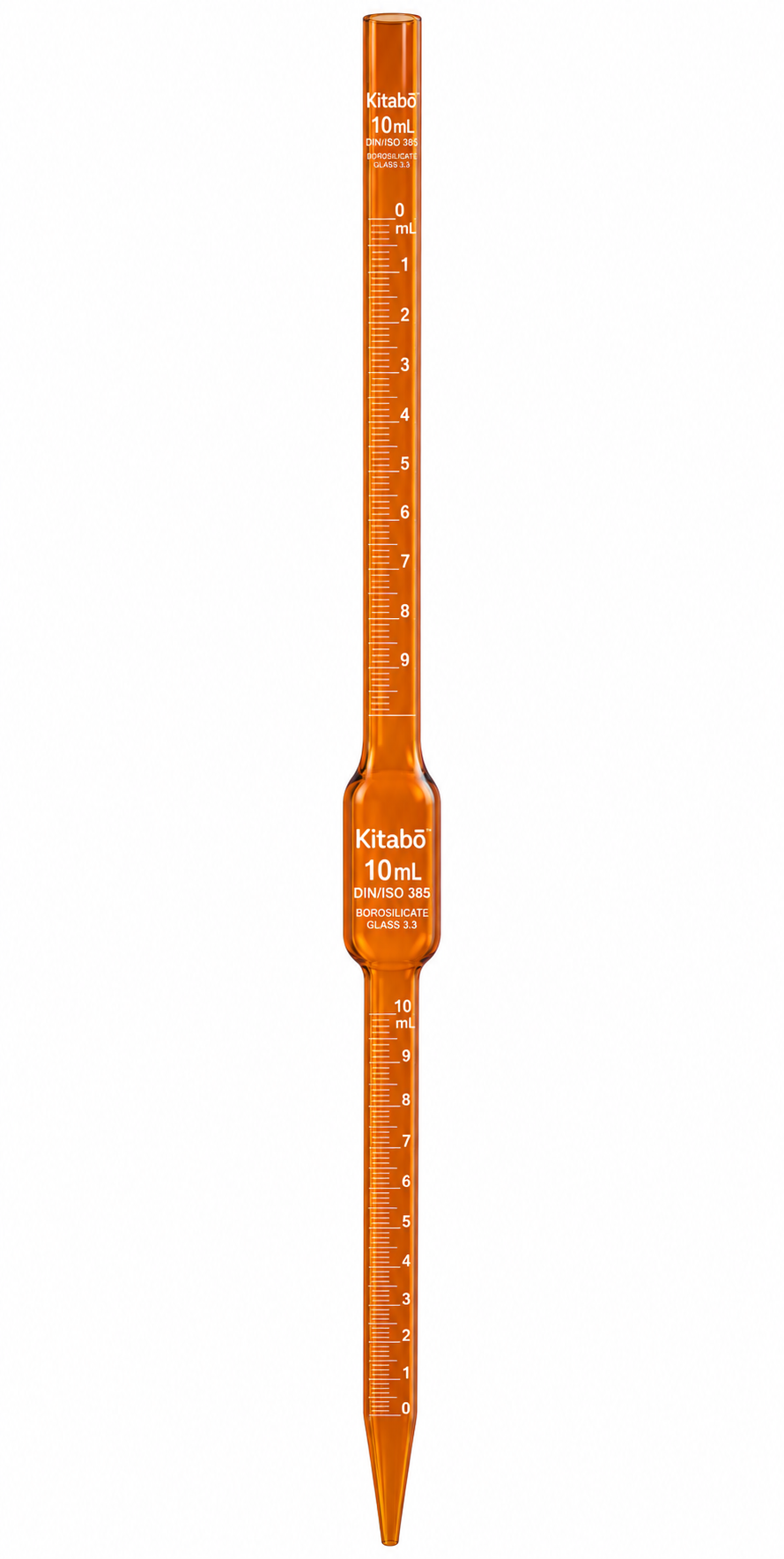 Amber Colour Volumetric Pipettes, 1 mark, with individual product photograph