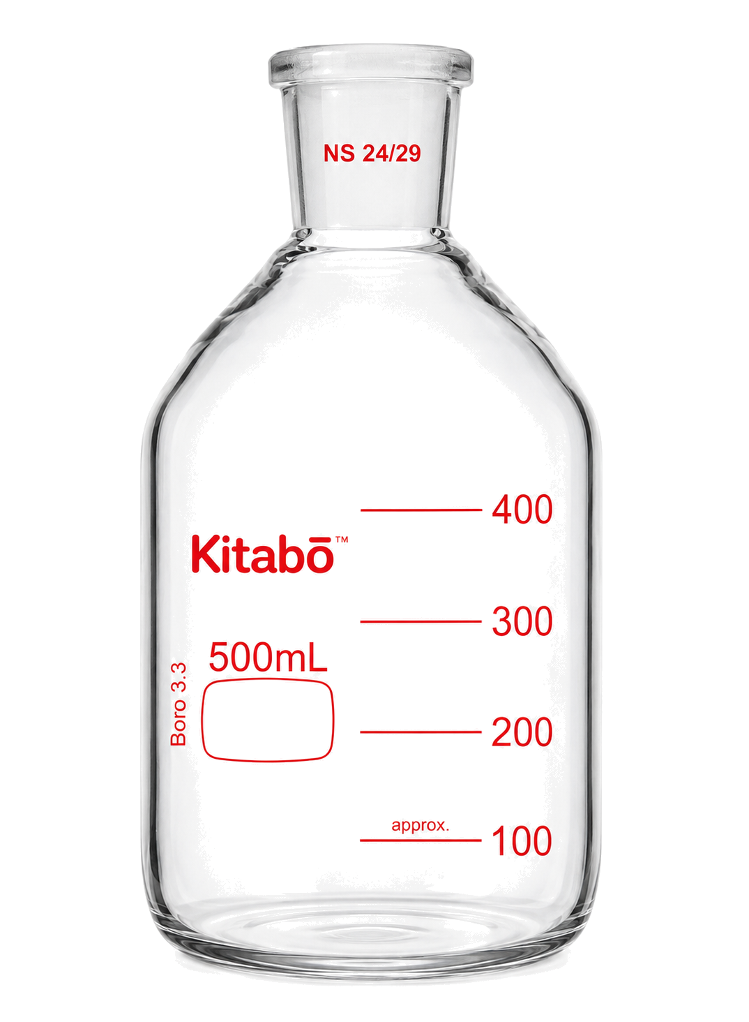 Clear Glass Bottle for Automatic Burette product photograph