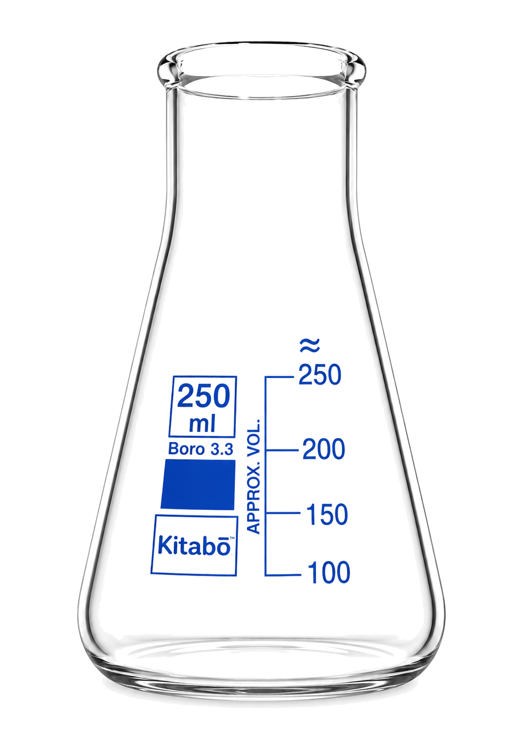Erlenmeyer Flask Wide Mouth Manufactured From Boro 3.3 product photograph