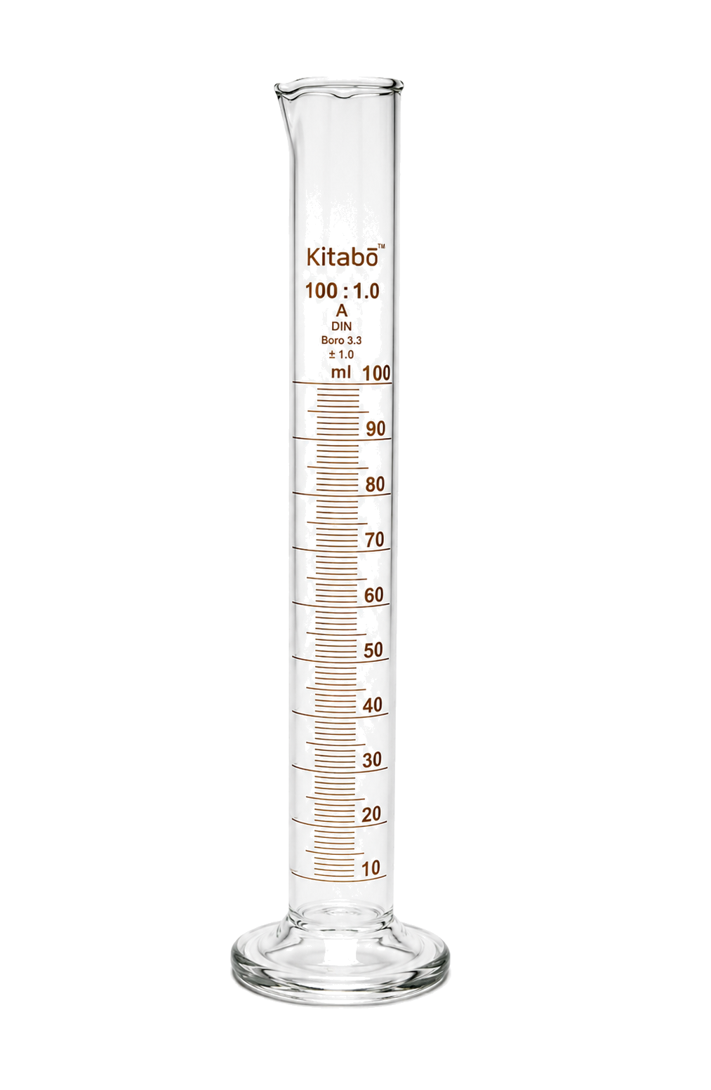 Measuring Cylinder with Round Base, Class A product photograph