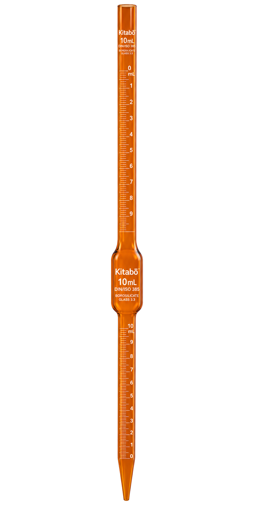 Amber Colour Volumetric Pipettes, 1 mark, with individual product photograph
