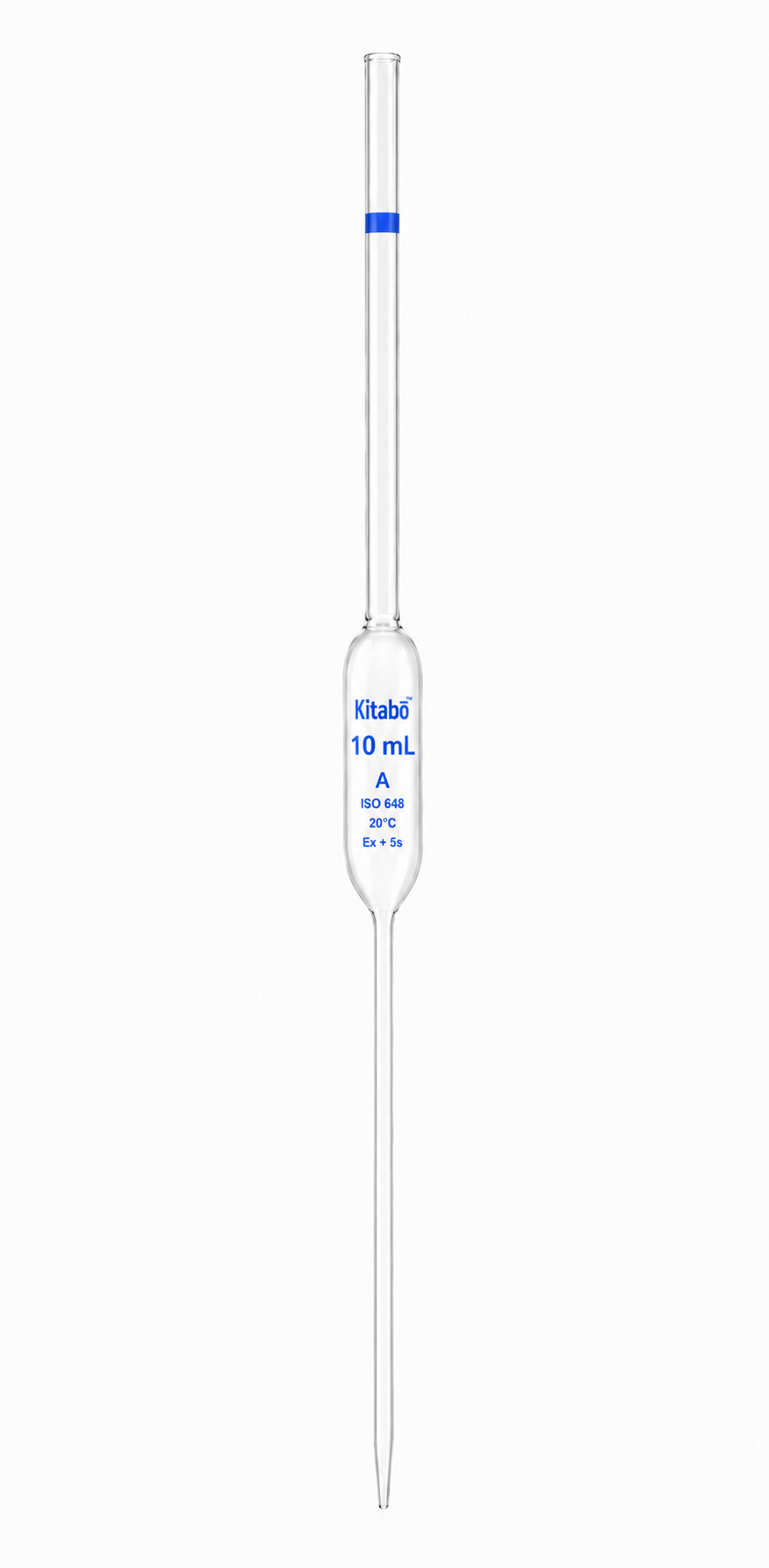 Clear Kitabō one-mark volumetric pipette